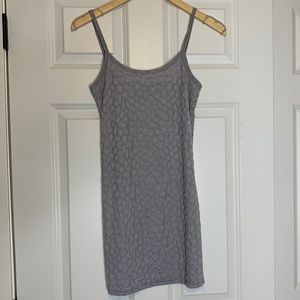BKE Shinny Gray Dress